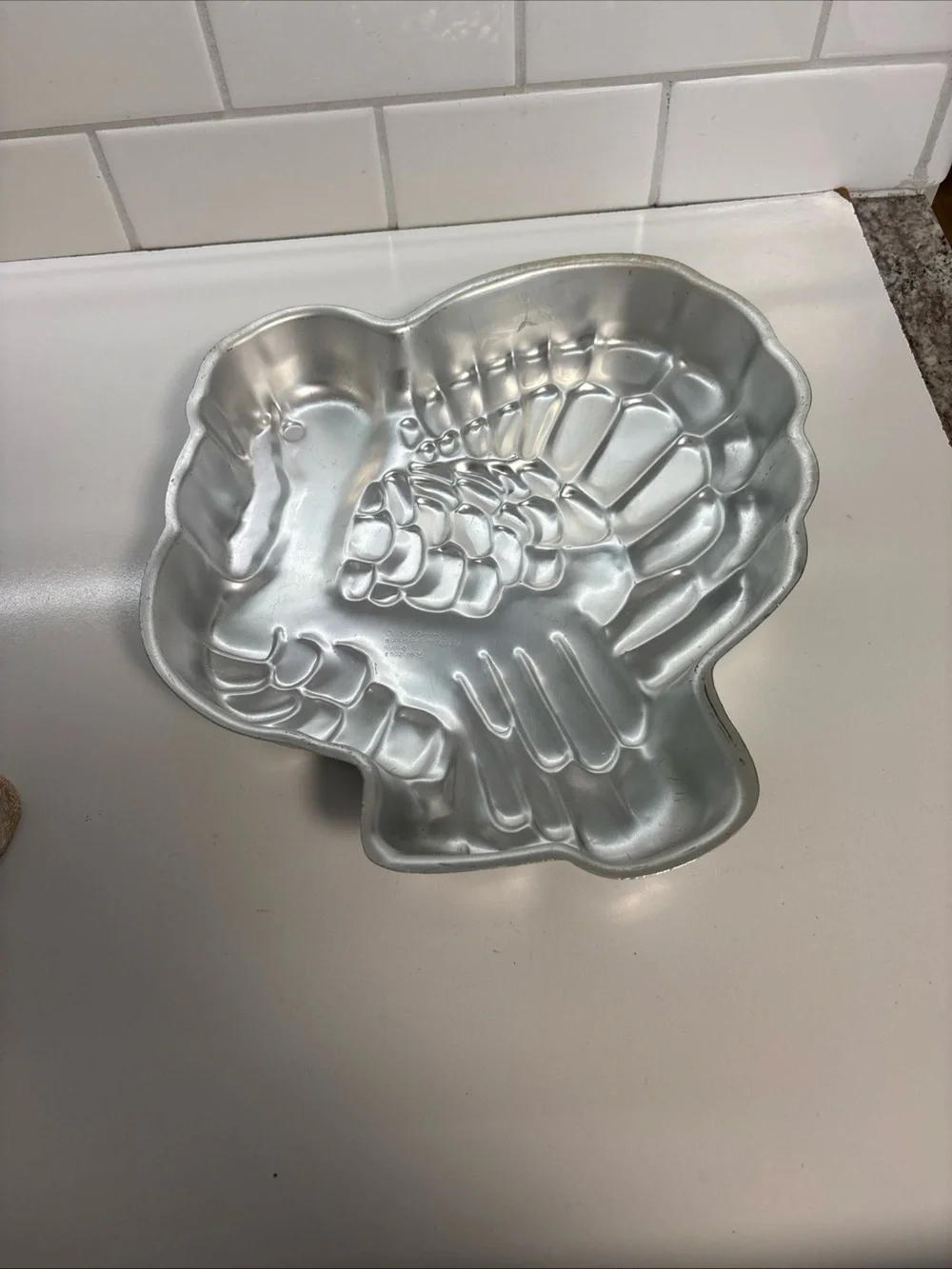 Wilton Party Cake Pan Thanksgiving Holiday Turkey 1979 Vintage 502-2634